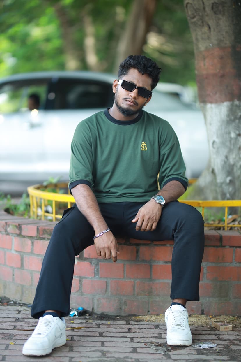 Olive Green t-shirt image 3